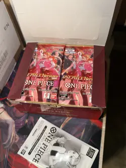 ONE PIECE Heroines EB-03 Lot 24 Booster SEALED Packs - OPEN BOX with extras - Image 4