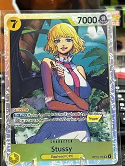Stussy SR OP13-110 ENGLISH ONE PIECE Card Carrying on His Will - NM - Image 1