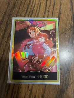 DON!! Card (Nami) (Gold) Extra Booster: One Piece Heroines Edition Foil - Image 1