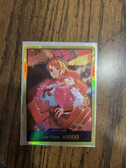 DON!! Card (Nami) (Gold) Extra Booster: One Piece Heroines Edition Foil - Image 3