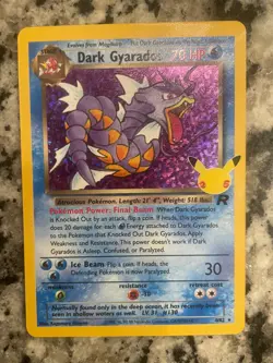 HOLO Dark Gyarados 8/82 - NM / M - Pokemon Celebrations Secret Rare Classic Card - Image 1