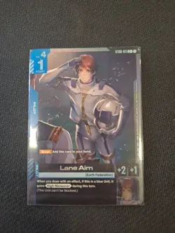 Lane Aim Alternate Art Foil - ST08-011 C+ NM - Gundam TCG Card Game - Image 1