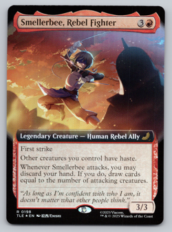 Smellerbee, Rebel Fighter FOIL Extended Art- MTG Avatar: The Last Airbender TLA - Image 1