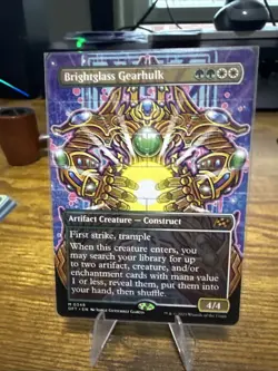 x1 Brightglass Gearhulk DFT MTG 348 BORDERLESS MYTHIC M/NM 1x - Image 1
