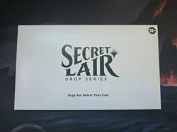 MTG Dogs Are Better Than Cats Secret Lair Nonfoil Sealed - Image 1