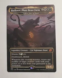 MTG Ikoria Lair of Behemoths Biollante Plant Beast Form Borderless Regular - Image 1