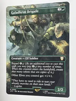 MTG - Galadhrim Brigade - Borderless - Regular - 502 - Tales of Middle-Earth - Image 2