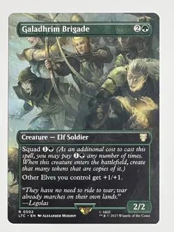 MTG - Galadhrim Brigade - Borderless - Regular - 502 - Tales of Middle-Earth - Image 3