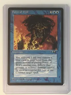 3x Force of Will Alliances MTG - Image 3