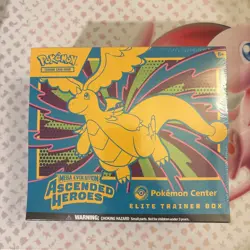 Pokemon center Ascended Heroes ETB Elite Trainer Box SEALED mega evolution - Image 1