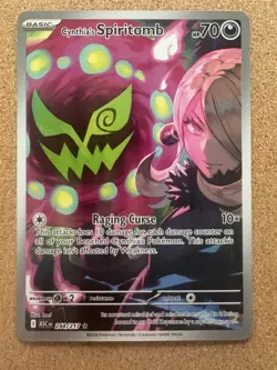 Pokemon Cynthia's Spiritomb Ascended Heroes 244/217 Illustration Rare - Image 1