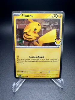 Pokemon Pikachu 051 /162 2026 Pokemon Day Stamped Promo TCG NM - Image 1