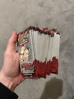 Pokemon TCG Destined Rivals X4 - Fun Pack Sealed - Image 1