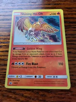 Pokemon TCG Shining Ho-Oh SM Black Star Promo SM70 Promo MP - Image 1
