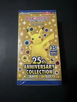 Japanese Pokemon 25th Anniversary Collection Sealed Booster Box Celebrations s8a - Image 1