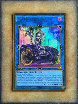 Yugioh I:P Masquerena MGED-EN035 Gold Rare Alt Art 1st Ed NM - Image 1