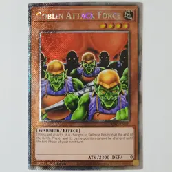 Goblin Attack Force - RA03-EN101 - NM - Platinum Secret Rare - 1st ed - Yugioh - Image 1