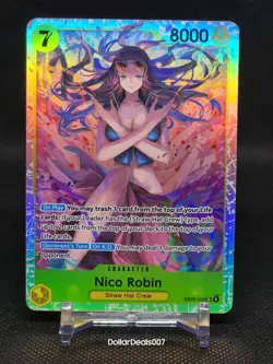 One Piece CCG Nico Robin 055 Heroines Edition EB-03 English SR - Image 1