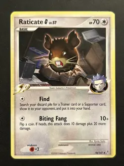 Raticate G 78/147 Supreme Victors Regular - Pokemon Trading Card LP - Image 1