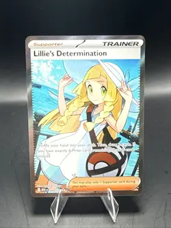 Pokemon TCG Mega Evolution Lillie’s Determination Full Art Trainer Card 169/132 - Image 2