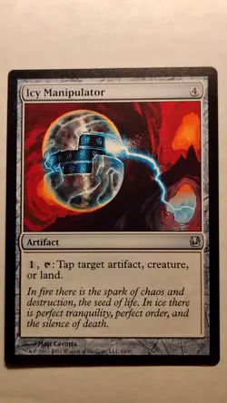 Icy Manipulator (64/85) – Ajani vs. Nicol Bolas – LP – Magic the Gathering MTG - Image 1