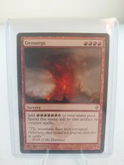 MTG Magic the Gathering Geosurge New Phyrexia #85 NM - Image 1