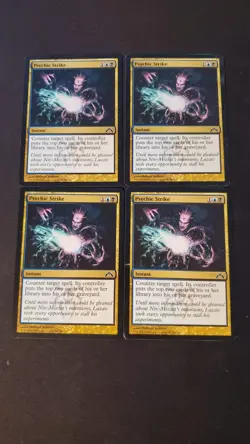 MTG Magic **PSYCHIC STRIKE (x4)** Gatecrash, Playset, English, Lightly Played - Image 1