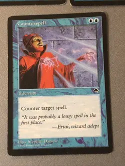 Counterspell X3 Tempest Played Condition See Front/back Pics - Image 2
