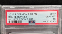 2023 Pokemon Paradox Rift Brute Bonnet Illustration Rare #207 PSA 10 Gem Mint - Image 3