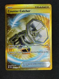 Counter Catcher 264/182 Paradox Rift Gold Secret Rare Pokemon TCG NM/MINT - Image 1
