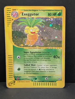Exeggutor H10/H32 Aquapolis Holo Rare Pokemon TCG Nintendo e-Reader MP+ - Image 1