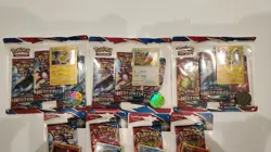 Pokemon TCG Battlestyles Bundle - Blister Packs and Exclusive Packs with Coins - Image 3