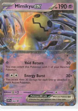 Mimikyu ex #004 SV: Scarlet & Violet Promo Cards Pokemon NM - Image 1