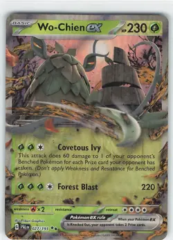 WO-CHIEN EX 027/193 PALEN PALDEA EVOLVED POKEMON (DOUBLE RARE, NM) - Image 1