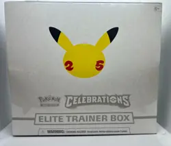 Pokemon Celebrations Elite Trainer Box 25th Anniversary ETB NEW FRESH - Image 1