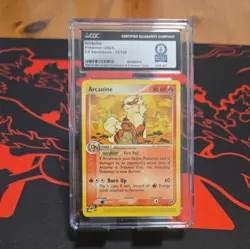 2003 Pokemon Rare 15/100 Arcanine Sandstorm EX - CGC Guinness World Record 1/1 - Image 1