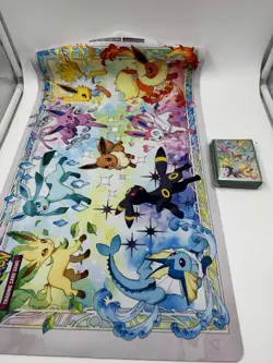 Pokemon Prismatic Evolutions Ultra Premium Collection Sleeves & Playmat New Spc - Image 2