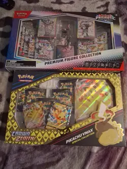 Pokemon Lot New Prismatic Evolutions Figure Collection +Crown Zenith Collection - Image 1