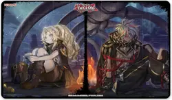 YUGIOH KONAMI OFFICIAL ALBAZ - ECCLESIA - TRI-BRIGADE GAME MAT PLAYMAT (NEW) - Image 1