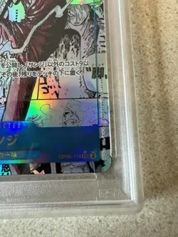 2025 One Piece PRB02 #119 Sanji Manga Alternate Art Japanese PSA 9 - Image 2