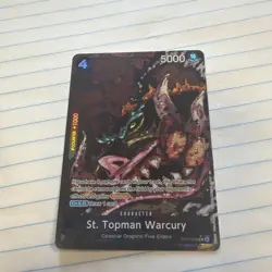 One Piece TCG St. Topman Warcury OP13-089 Alternate Art Alt English NM - Image 2