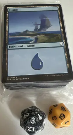 Magic The Gathering Cards 2018 Wizards Of The Coast New ~150 Cards & 2 Dice - Image 1