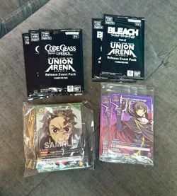 Union Arena Promo Lot Set – Bleach TYBW, Code Geass & Sample Cards - Image 1