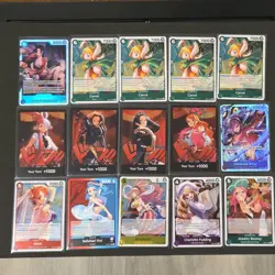 One Piece EB03 Tcg Card Lot of 15 - Image 1