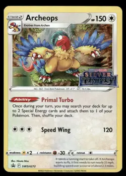 Pokemon Cards Archeops SWSH272 SWSH Black Star Promo PRE RELEASE NM - Image 1
