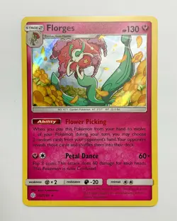 Florges Holo 152/236 - Pokemon Card Cosmic Eclipse Rare - MINT PACK FRESH - Image 1