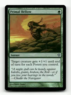Primal Bellow Zendikar #176 FOIL (slight foil curve) - Image 1