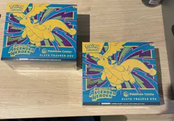 X2 Pokemon Ascended Heroes Pokemon Center ETB New Sealed IN HAND - Image 1