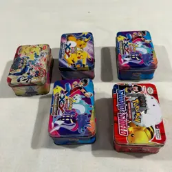 Pokemon Collector Tins x 5 and 367 Cards - Image 4