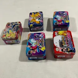 Pokemon Collector Tins x 5 and 367 Cards - Image 5